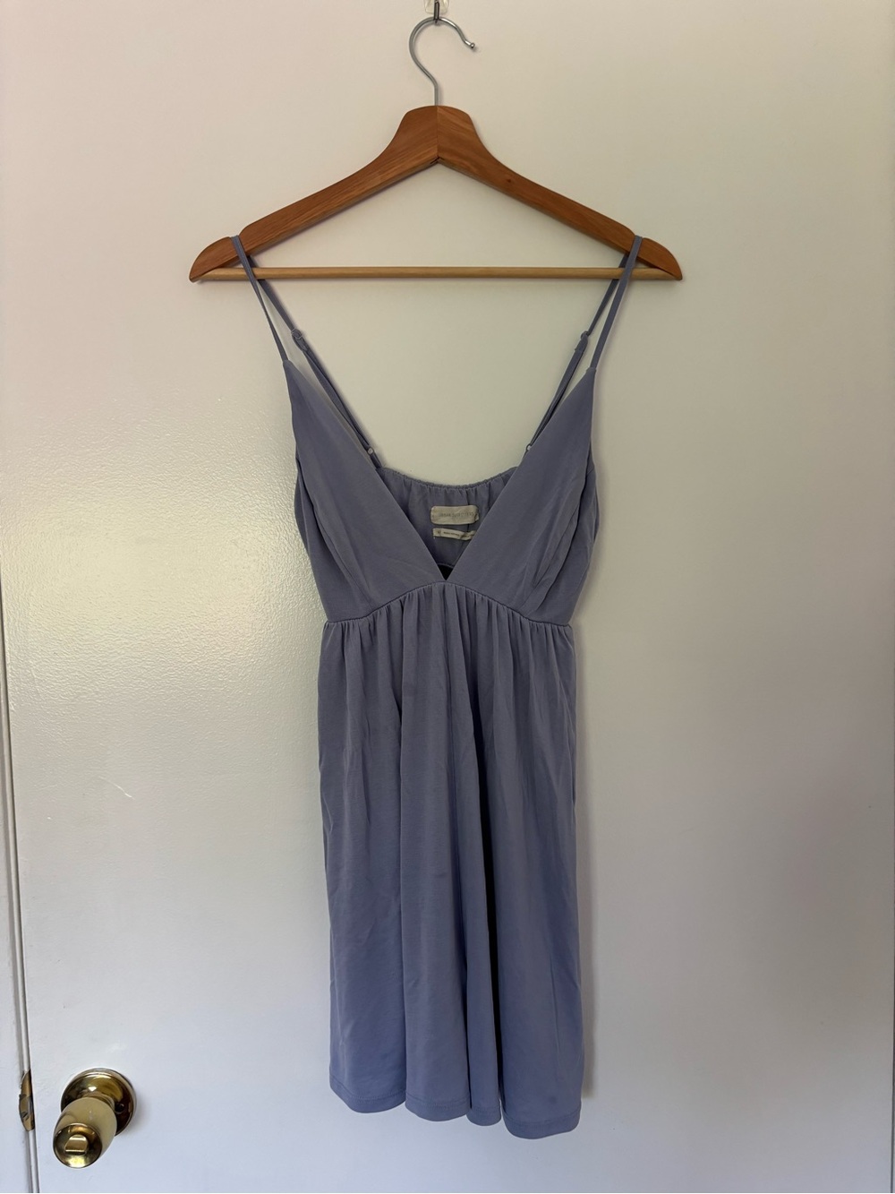 Urban Outfitters light Blue V-Neck Spaghetti Strap Romper